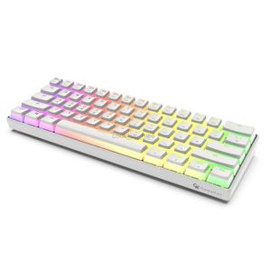 Gamakay MK61% 60 Kablolu RGB Mekanik Klavye Gateron Optik Anahtar Puding Keycaps68 Anahtarlar Sıcak Değiştirilebilir Oyun Klavyesi HKD230808