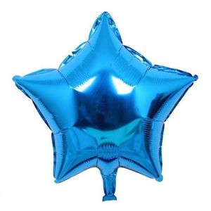 Moda 50 adet 10 inç yıldız şekil helyum folyo balon, tatil parti tedarik balon dekorasyonlar karışımı renk