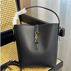 Yüksek kaliteli tote çanta 2 1 mini çanta kovası çantası niki el çantası le tasarımcı çanta parlak deri kadın moda çapraz çantası 26x20