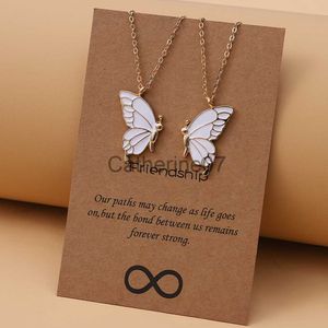 1 пара ожерелья с подвеской в виде бабочки для женщин и девочек, специальный подарок, чокеры с тонкой цепочкой для мамы и дочки для сестры