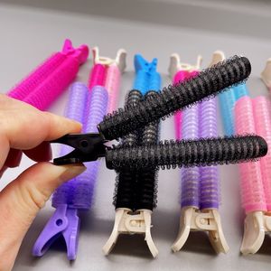 Hair Rollers 2 Pcs Bangs Root Fluffy Clips Lazy Top Styling Curling Barrel Portable Korean 230809
