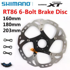 Bike Derailleurs SHIMANO XT Brake Disc SM RT86 Rotor Ice Point Technology 6 Bolt Mountain Bikes 160MM 180MM 20M 230808