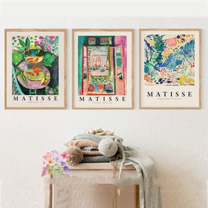 Картины Анри Матисс Ретро плакаты и принты абстрактные ландшафтные стены искусство винтажная картинка картины для гостиной домашней декор 230808