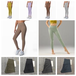 Yeni Moda Üst Sıcak Sıcak Hizalama Kostümleri Kadınlar İçin Yüksek Belli Taytlar - Bisikletle Koşu Yoga Egzersizi için Yoga Pantolon
