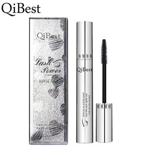 Qibest 3D Black Mascara Водонепроницаемость удлиняющегося керлинг -глаз ресниц Rimel Mascara Silicone Women Professional Makeup Mascaras 5G E366