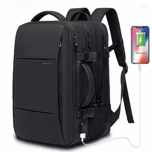 Storage Bags Backpack Male College Student Computer Large Capacity Business Travel Waterproof Expandable Bag Backpacks