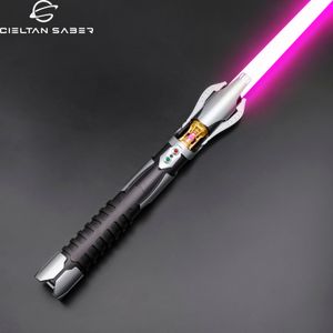 Led kılıç silahları txqsaber genel ışın kılıcı neo piksel proffie pürüzsüz salınım metal sapı bıçak kuvveti lazer kılıç cosplay jedi 230810