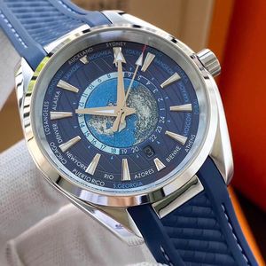 High Endmen's Watch Designer Watch Luxury Watch Otomatik Mekanik İş Saati Kauçuk Kayış Safir Ayna 41mm Paslanmaz Çelik Kadran