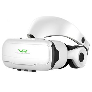 VR Glasses HD VR Glasses Mobile Game 3D очки Интеллектуальные виртуальную реальность. Хозящные очки со стерео гарнитурой, поддерживающая смартфоны 230809