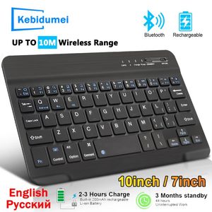 Mini Bluetooth Klavyeler PC için Kablosuz Klavye, Telefon Tablet Klavye Oyun Faresi için Şarj Edilebilir Android iOS Windows