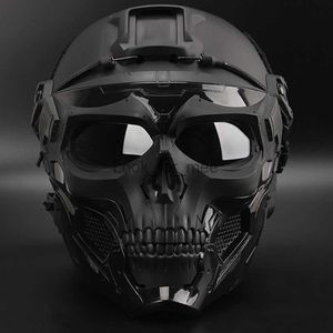 2021 CS Полевое тактическое оборудование Адаптер тактического тактического оборудования тактическое тактическое пейнтбольный шлем шлем Airsoft Skull Skulet Mask Mask