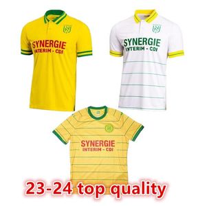 2023/24 Nantais Maillots FC Nantes Etoile Futbol Formaları Özel Siyah Şampiyonlar Yeniden Alış 2023/24 M. Mohamed Blas Coco Simon Futbol Gömlek MAILLOT DE FEAT