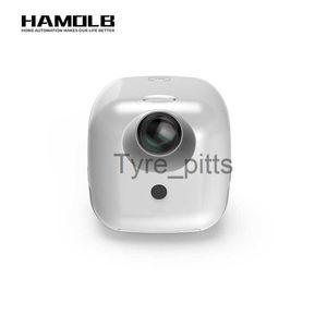 Projektörler Hamolb L2 Akıllı Ev Sineması Mini Taşınabilir Projektör Kids Karikatür Proeyektör Telefon Projektör Beamer X0811