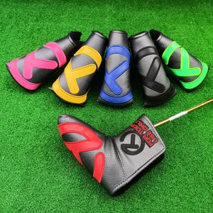 Diğer Golf Ürünleri Golf Putter Kapağı Golf Kulübü Baş Kapakları PUTTER PU DERİ BLADE PUTTER HEADCOVER 230811