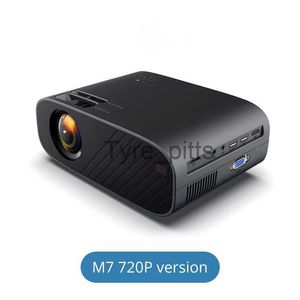 Проекторы Everycom M7 Mini Projector 1920*1080p Поддержал светодиодный видео Beamer для мобильного телефона, отражающего Android. Дополнительное домашнее кинотеатр TV x0811