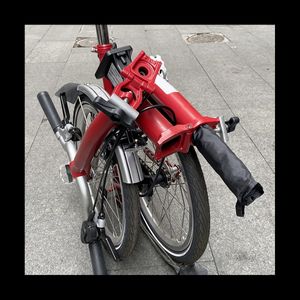 Складные пакеты с раскладной велосипедной сумкой на 1420 дюймов складного складного хранилища портативного сгиба велосипеда для Brompton 230811