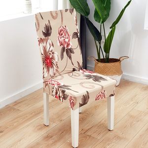 Sandalye Streç Kelebek Baskı Sandalyesi Kapak Elastik Yemek SPANDEX Çıkarılabilir Anti-Seatcovers Ofis Sandalye Koltuk Kılıfı