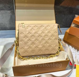 Deri kuzus çantaları woc zincir çantalar kadın lüks moda tasarımcı çantaları kadın kavramaları klasik yüksek kaliteli kızlar el omuz crossbody çanta 57790 104312