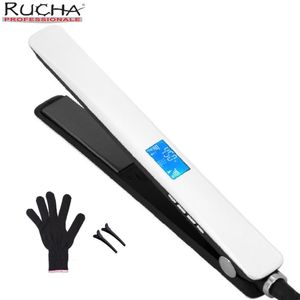 Curling Irons 450F Flat Iron Hair Straightener Professional Fast Electric Straightening LCD Display Instant Heating Curling Iron 230811