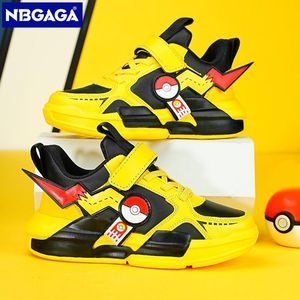 Flat shoes Cartoon Kids Shoes Fashion Classic Children Sneakers for Boys Walking Shoes for Girls Casual Outdoor with Leather 230811