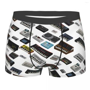 UNDUPTS MEN BOXER ŞORSU PANTITE SENTHESIZER FAN ALEGİLİK 808 Polyester iç çamaşırı homme