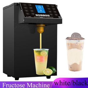Şurup Dispenser LCD Ekran Fruktoz Makinesi Otomatik 8L Kabarcık Çay Mağazası için Nicel