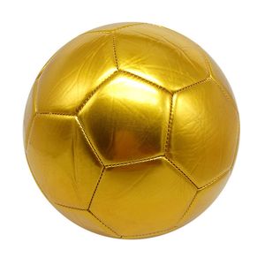 Balls Football Soccer Tamanho 5 Treinando Golden for School Lawn Team Sport Student 230811