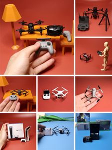 Куклы DJI FPV миниатюрная машина миниатюрного костюма для беспилотных летательных аппаратов Модель