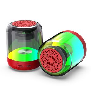 S20 Mini Wireless Bt Speaker USB Stereo Sound Music Boomboxes Transparent Fashion Plastic Enceinte Speaker