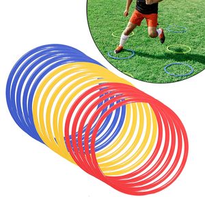 Toplar Dayanıklı Çeviklik Eğitim Yüzükleri Taşınabilir 512pcs Futbol Futbol Hız Spor Futbol Ekipmanı 230811