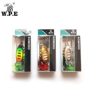 Приманки приманки W.P.E Komodo 1pcs Spinner Приманка 11,1 г/16,9 г металла