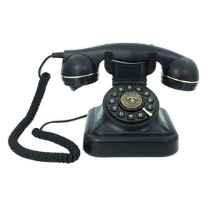 Telephones Corded Landline Phone for Home Black Retro Phone Vintage Plastic Telephone Desktop Landline Telephone Fixed Antique Telephone 230812