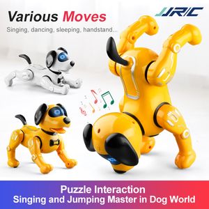 Electricrc Animals RC Robot Dog Toys for Kids programmabile Remoto Controllo Volonne Interazione Interazione Roboti Electronic Pets Gift 230812