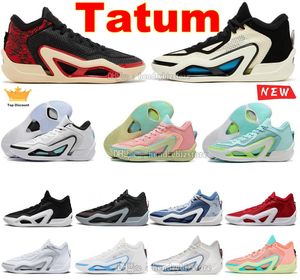 1 Tatum 1S Зоопарк Джинс Баскетбол Обувь баскетбола Cool Grey Wave Runner Розовый лимонад парикмахерский