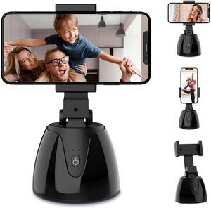 Otomatik yüz izleme tripod 360 ° rotasyon gövde telefon kamera montajı akıllı çekim sahibi canlı vlog akışı video