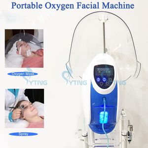 Máquina facial de oxigênio Terapia de face Máscara facial rejuvenescimento de água descascamento de jato de água portátil multifuncional portátil