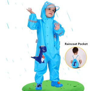 Дожди 112 -летний детский мультипликационный костюм дождевой костюм для мальчиков для девочек водонепроницаемые комбинезон