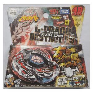 Dönen Top Tomy Beyblade Metal Savaş Füzyon BB108 L Drago Işık Fırlatma ile 4d Sistem 230814