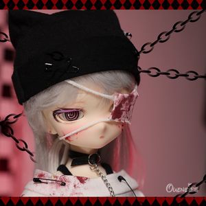 Dolls SOGO BJD DOLL 14 SHUGAFAIRY 39cm Zombie temático Oneeyed Girl Blood Salpattened Style Resin Art Gifts Joint 230815