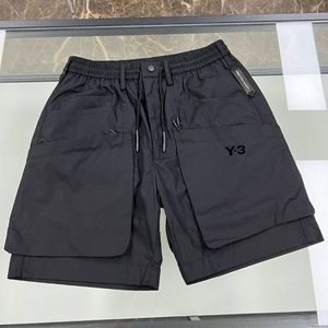 Shorts de golfe verão y 3 shorts shorts de rua masculinos de estilo coreano Black Shorts respiráveis 230814