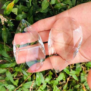 Avize kristal perakende 76mm net facted cyrstal prizma boncuk gözyaşı kolye k9 ev araba penceresi dekoru için