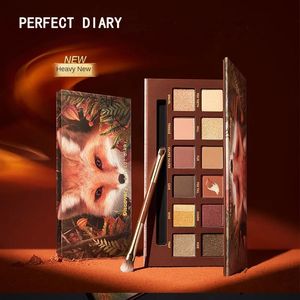 Тени для век Perfect Diary Палитра теней для век Matte Shimmer 12 цветов Butterfly Fairy Purple Pallete Розовый Красный Коричневый Макияж 230815