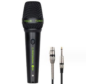 C350 Profesyonel Dinamik Mikrofon Kardiyoid Vokal Kablolu mikrofon XLR Kablo Fişi ile Oynat C-350 Mikrofon Karaoke Karaoke KTV DHL