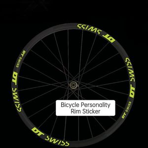 Araba Kamyon Rafları DT MTB Tekerlek Sticker Yol Bisikleti Bisiklet Jant Çıkartmaları Genişlik 20mm Yansıtıcı Bisiklet Çıkarmaları 20 