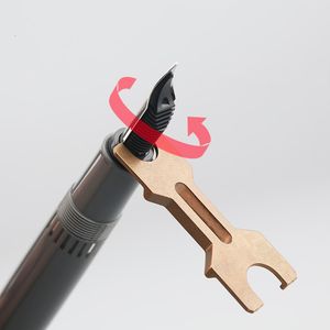 Фонтановые ручки Majohn P136 Латунный гаечный гаечный гаечный гаечный гаечный гаечный газет