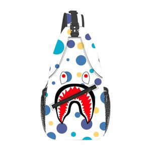 Shark Sandalı Paket Tasarımcı Dalga Noktası Backpack Büyük Kapasiteli Okul Bagaj Moda Gençler Klasik Açık Kişilik Seyahat Çantası Cadılar Bayramı 230816