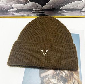 Toptan 21 Styles Beanie Tasarımcı Erkekler Kadın Beanies Cap Luxury Marka Metter Mektup Kafatası Şapkası Yün Örme Kaplar Takılmış Unisex Kış Kaşmir Sıcak Şapkalar