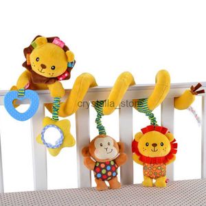 Baby Toys 0-12 Months Crib Bed Bell Rattles Educational Toy For Newborns Car Seat Hanging Infant Crib Spiral Stroller Toy HKD230817