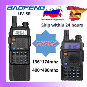 Walkie Talkie 2023 Baofeng UV 5R 5W 8W Long Range FM Handy Persosiver Portable Ham Radio 230816