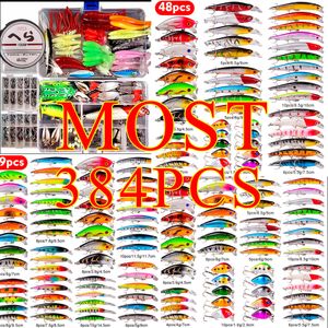 Baits Lures Fishing Lure Kit Soft and Hard Bait Set Gear Layer Minnow Metal Jig Spoon For Bass Pike Crank Tackle Accessories with Box 230816